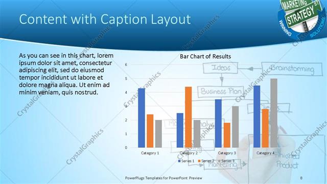 Content with Caption presentation slide layout