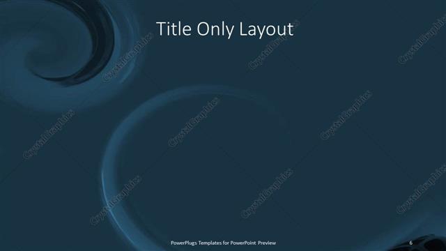Title Only presentation slide layout
