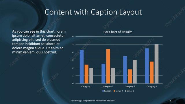 Content with Caption presentation slide layout