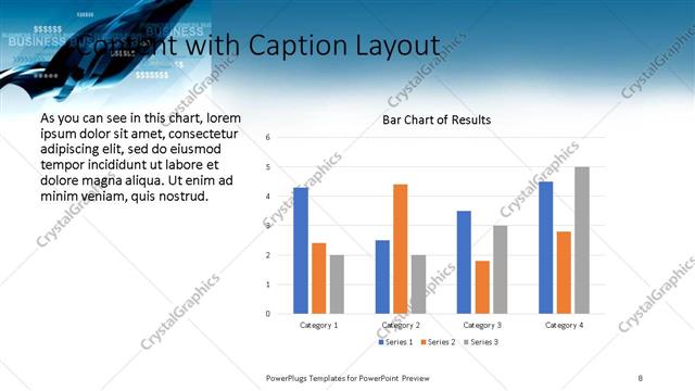 Content with Caption presentation slide layout