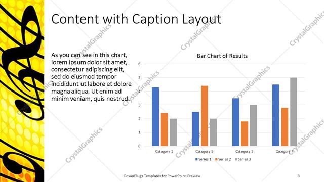 Content with Caption presentation slide layout