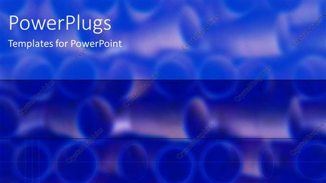  Presentation with parts - Abstract depiction of blurred tubes and parts on blue background