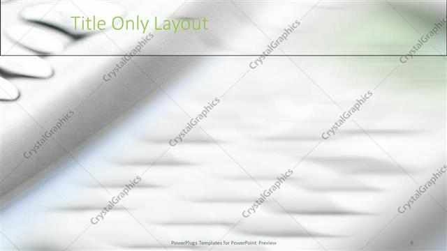 Title Only presentation slide layout