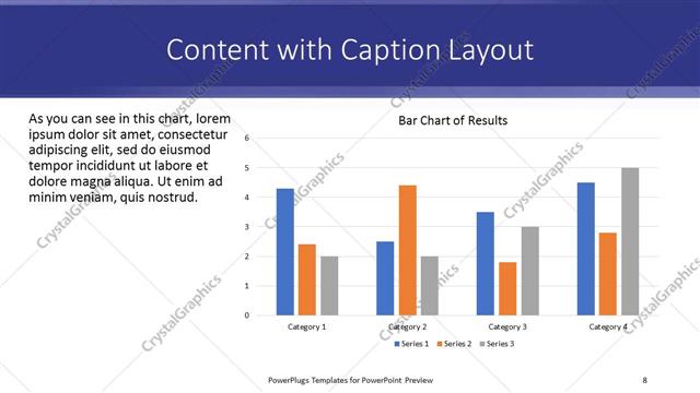 Content with Caption presentation slide layout
