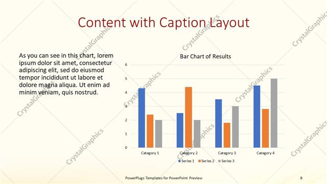 Content with Caption presentation slide layout