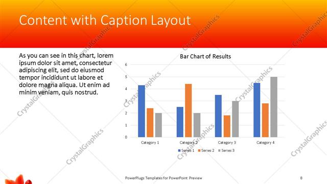 Content with Caption presentation slide layout
