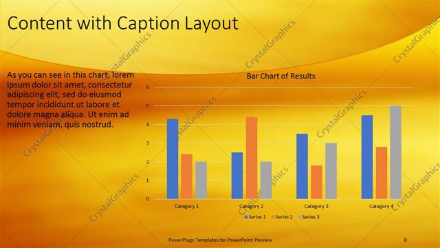 Content with Caption presentation slide layout