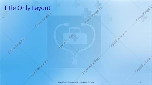 Title Only presentation slide layout