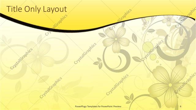 Title Only presentation slide layout