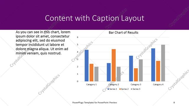 Content with Caption presentation slide layout