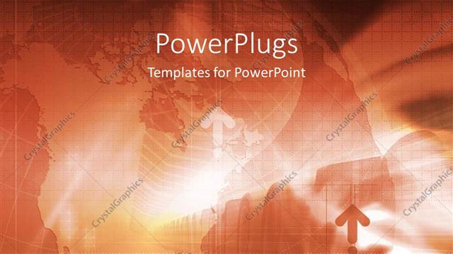  Presentation with arrows - Abstract depiction of globe and binary codes with arrows
