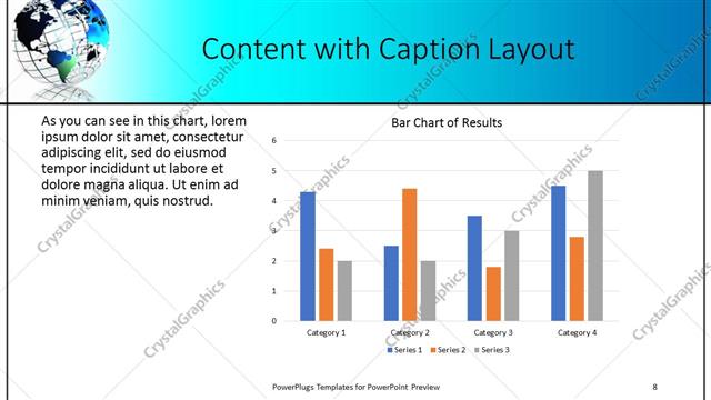 Content with Caption presentation slide layout