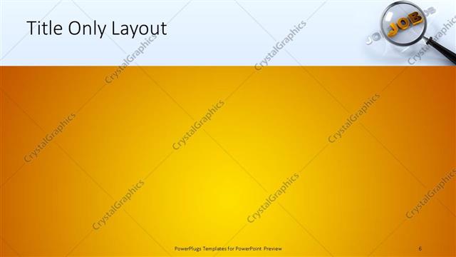 Title Only presentation slide layout