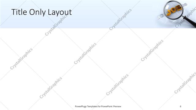 Title Only presentation slide layout