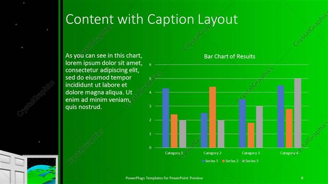 Content with Caption presentation slide layout