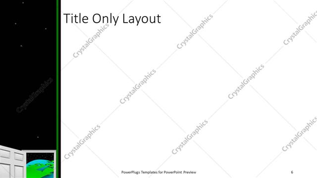 Title Only presentation slide layout