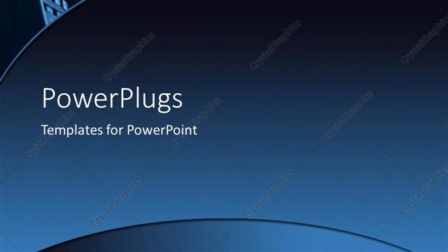  Presentation with abstract blue technology - Abstract depiction of an icy deep black and blue background