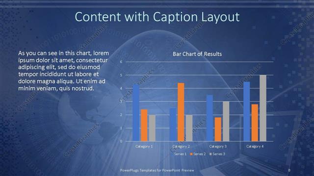 Content with Caption presentation slide layout