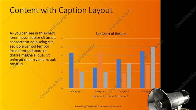 Content with Caption presentation slide layout