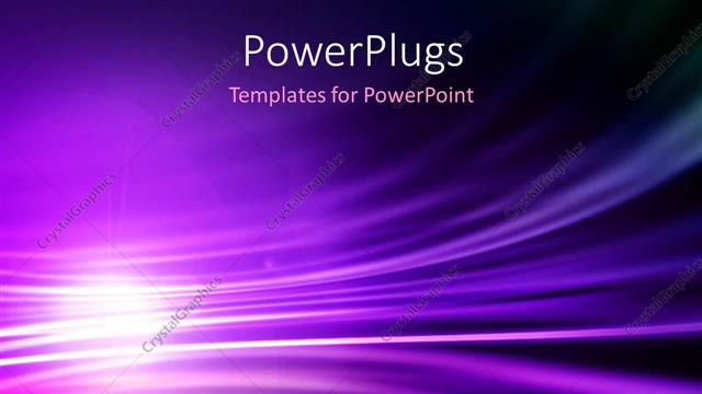  Presentation with abstract light - Abstract depiction with light glow in purple wavy background