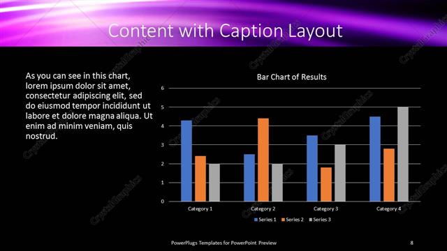 Content with Caption presentation slide layout