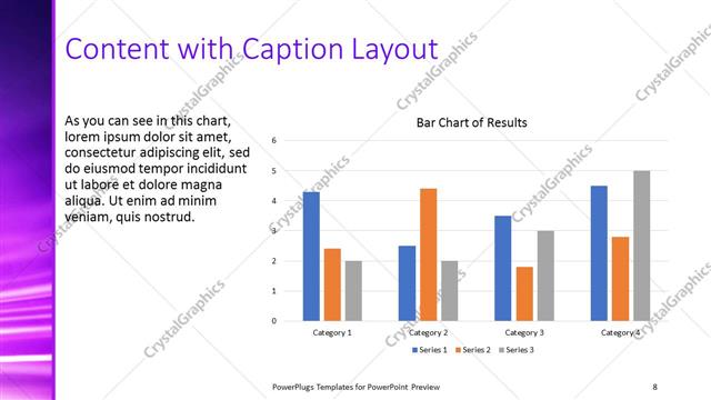 Content with Caption presentation slide layout