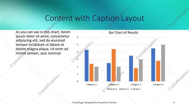 Content with Caption presentation slide layout