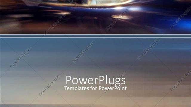  Presentation with auto - Abstract depiction of lights and light spots in blurred vision