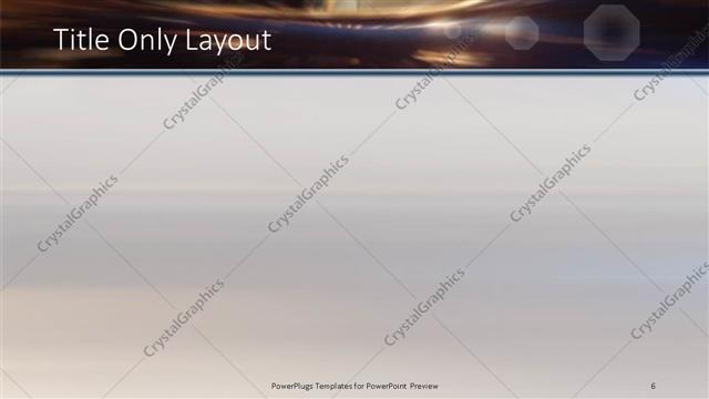 Title Only presentation slide layout