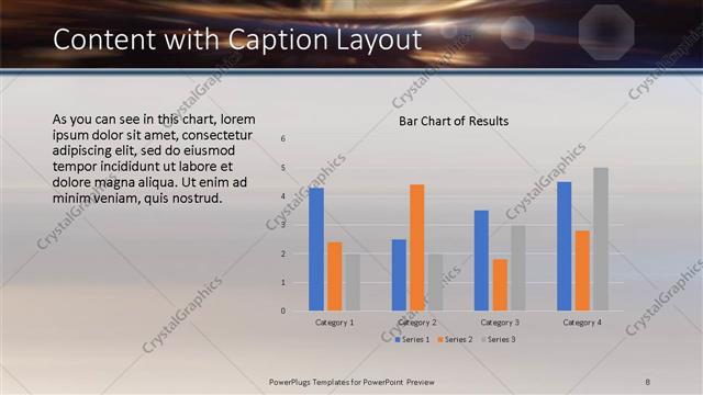 Content with Caption presentation slide layout