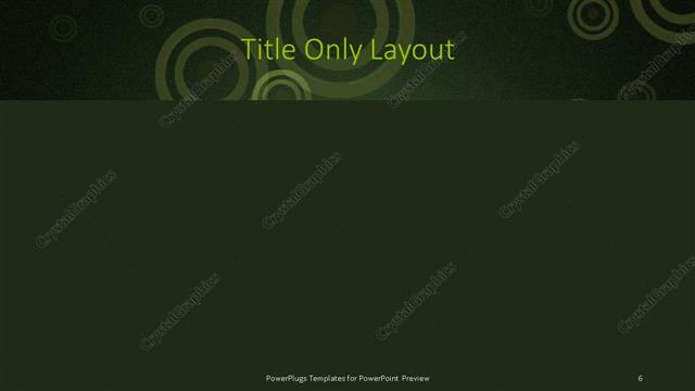 Title Only presentation slide layout