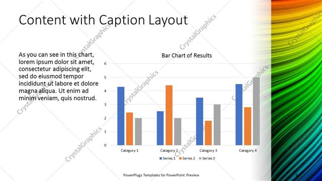 Content with Caption presentation slide layout