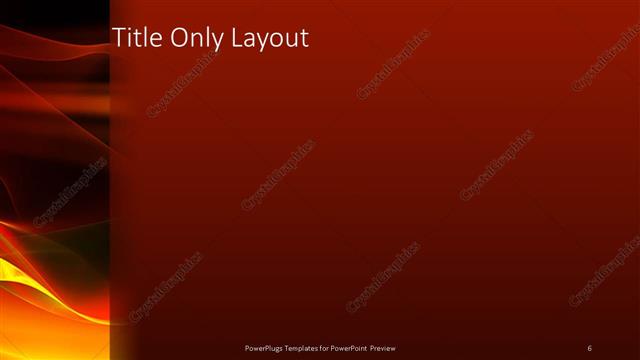 Title Only presentation slide layout