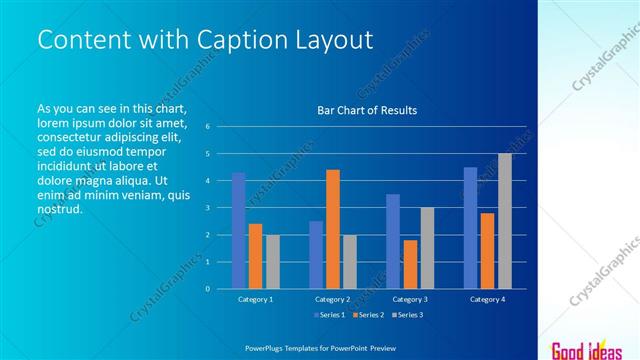 Content with Caption presentation slide layout