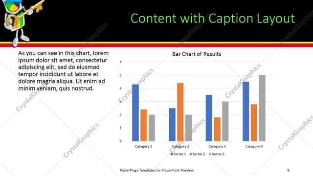 Content with Caption presentation slide layout