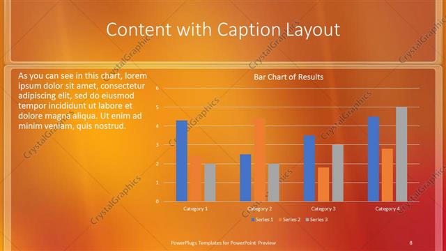 Content with Caption presentation slide layout