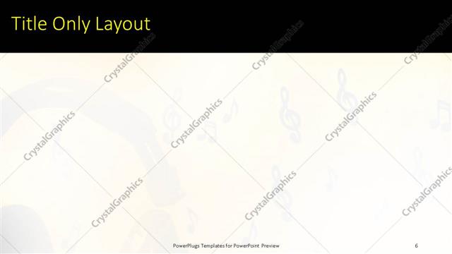 Title Only presentation slide layout