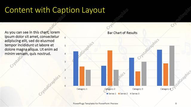 Content with Caption presentation slide layout