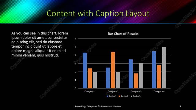 Content with Caption presentation slide layout