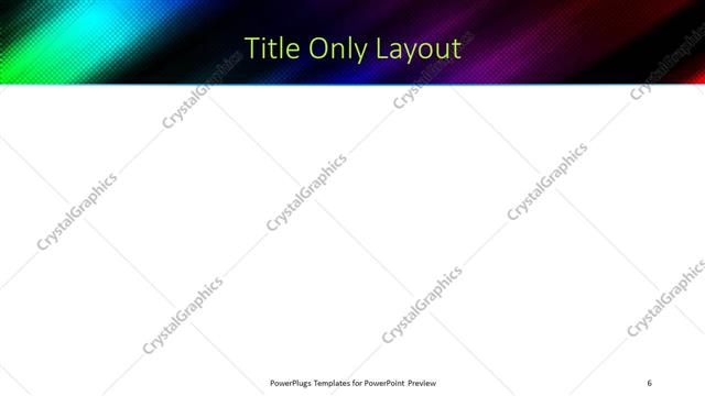 Title Only presentation slide layout