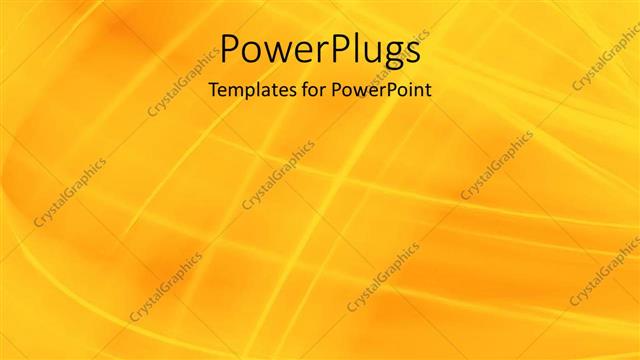  Presentation with waves - Abstract depiction of solid yellow colored background with waves