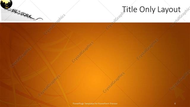 Title Only presentation slide layout