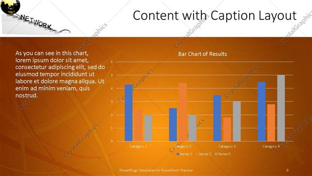 Content with Caption presentation slide layout