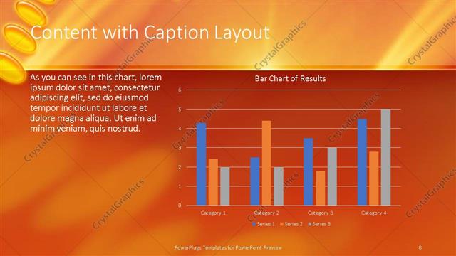 Content with Caption presentation slide layout
