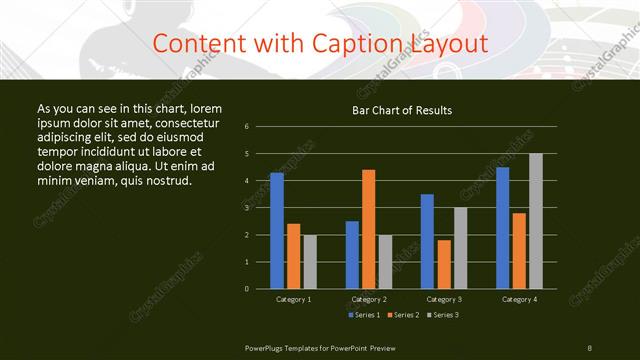 Content with Caption presentation slide layout