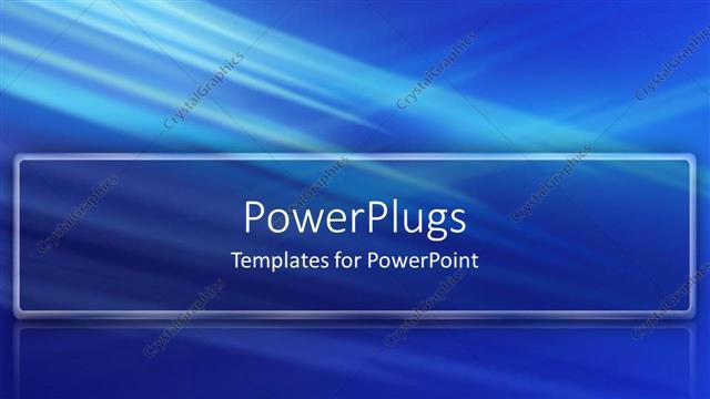  Presentation with blue design - Abstract design with blue background and light blue lines intersecting