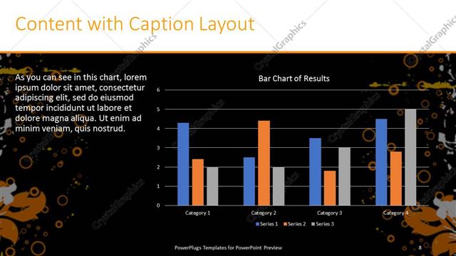 Content with Caption presentation slide layout