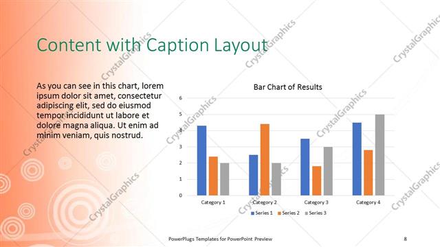 Content with Caption presentation slide layout