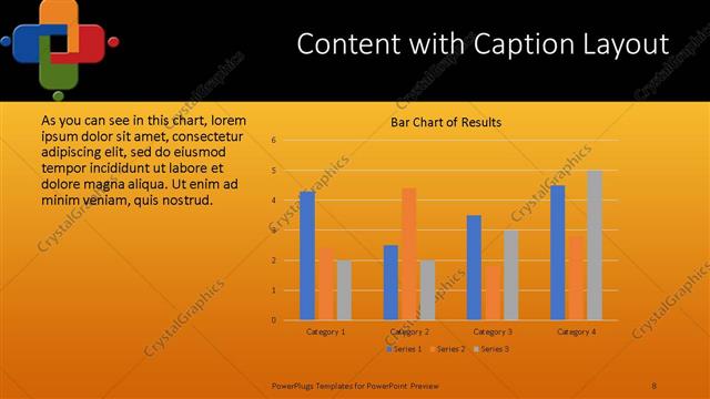 Content with Caption presentation slide layout