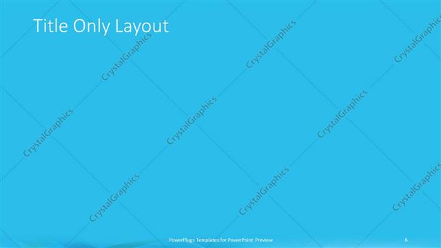 Title Only presentation slide layout